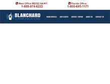Tablet Screenshot of blanchardsusaradios.com